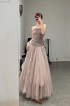 marc le bihan tube top dress 21930 VIEUX ROSE old rose